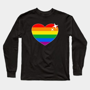 LGBT Flag - LGBT Heart Long Sleeve T-Shirt